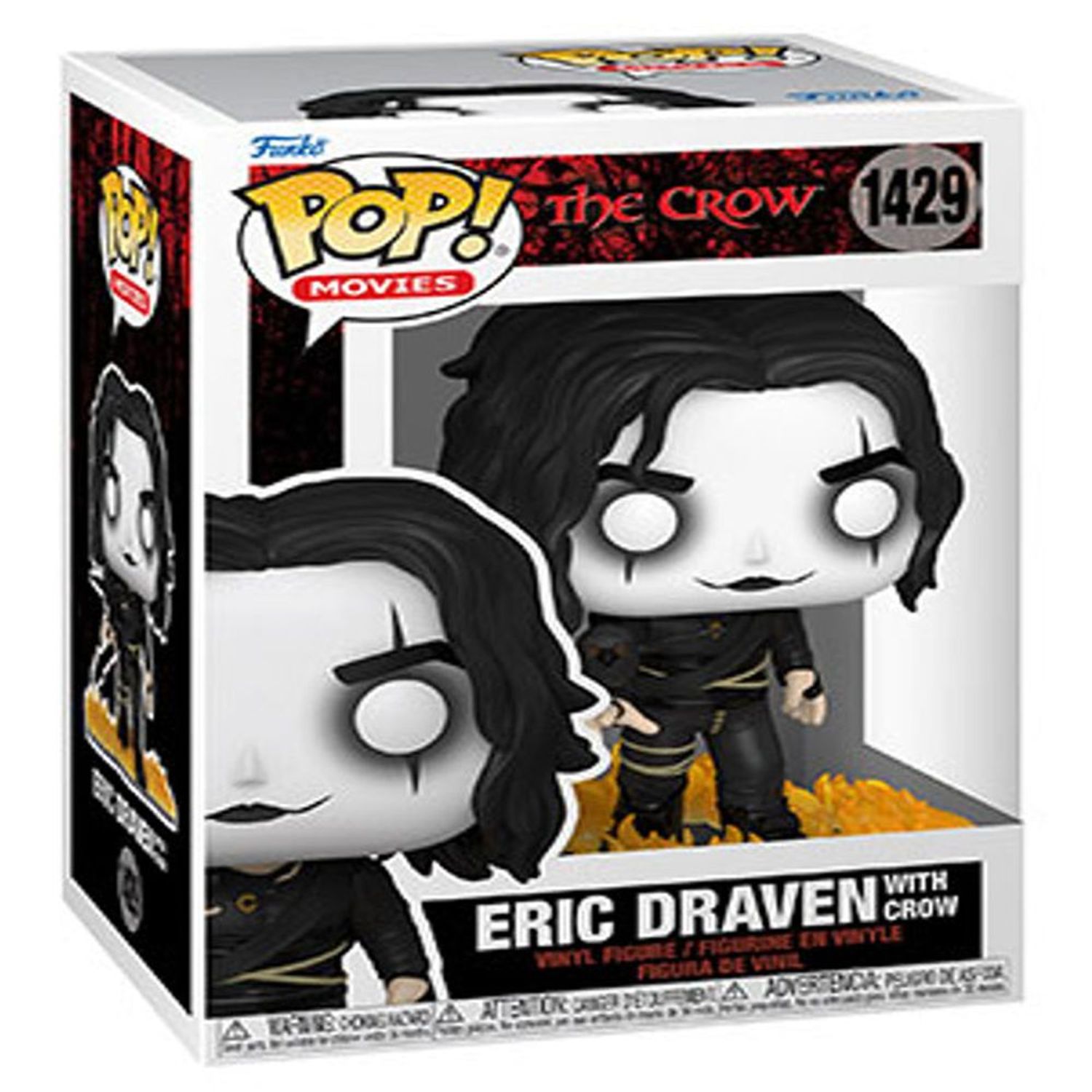 The Crow Eric Draven with Crow Funko Pop Vinyl Figure 1429 Oechsle