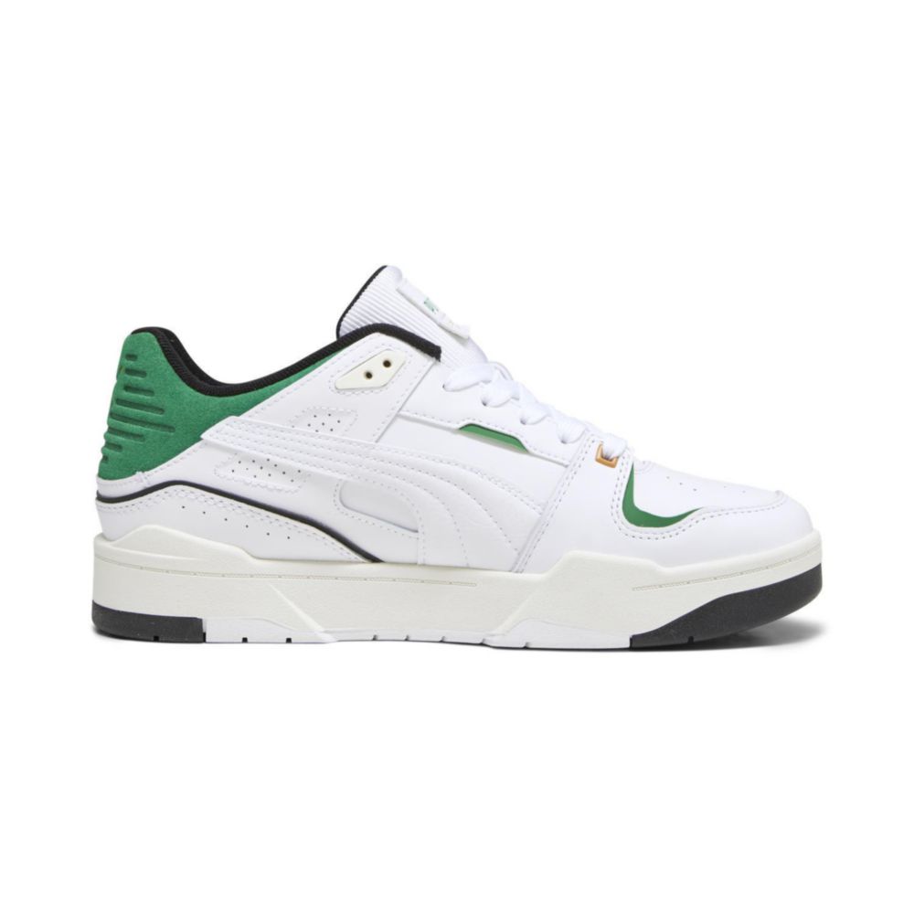 Puma verde con discount blanco