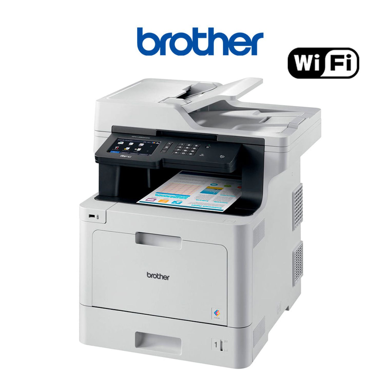 Brother Impresora MFC-L3770CDW A4 láser a Color, para móviles y PC