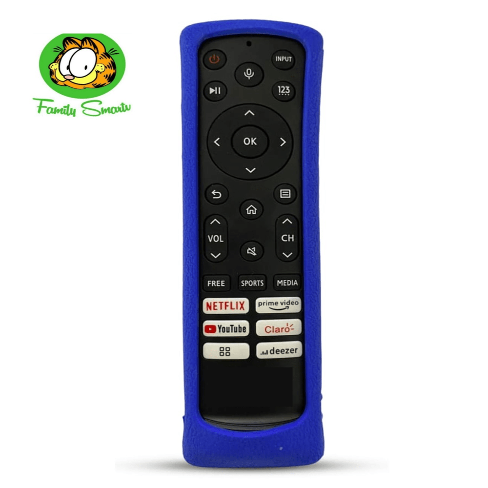 Funda de Silicona para Control Remoto Para Deco Movistar Azul