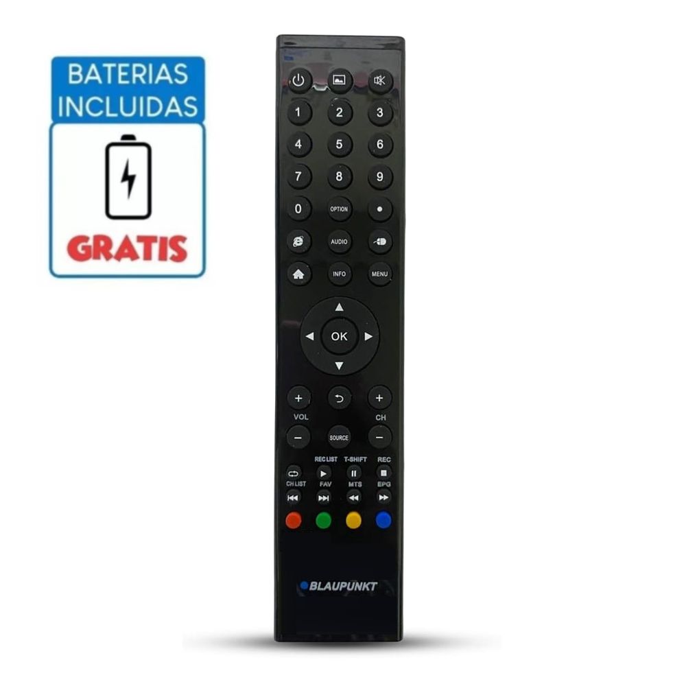 Control Remoto para Tv Smart Blaupunkt + Pilas