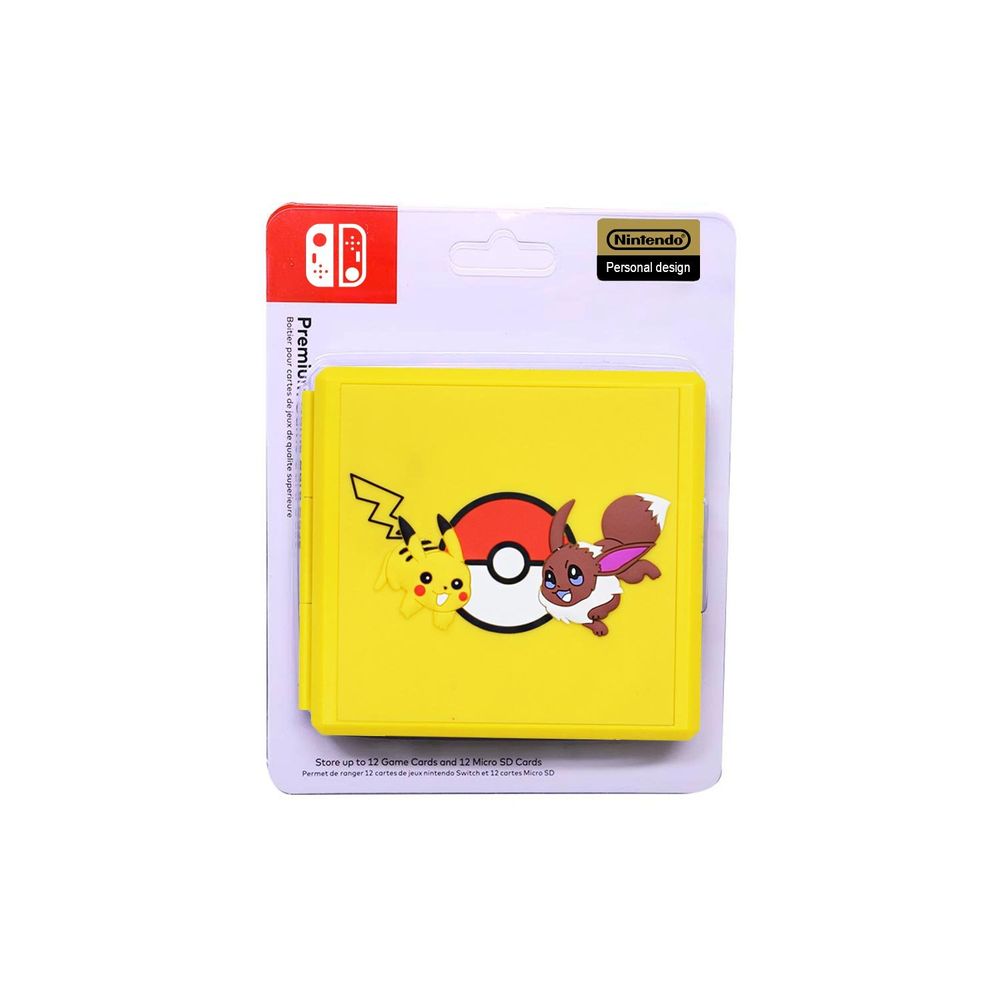 Estuche Portajuegos Pikachu eevee Nintendo Switch