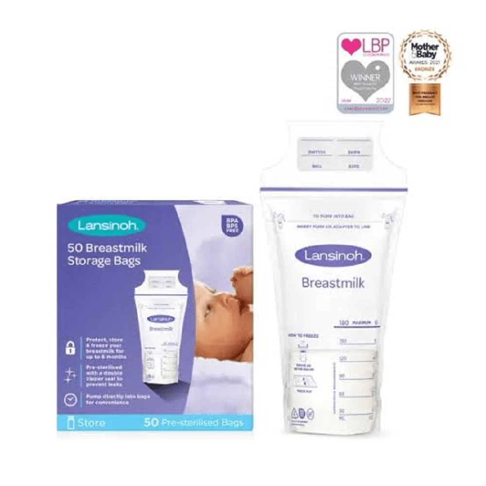 Bolsas Especiales de Almacenamiento de Leche x 50 unid