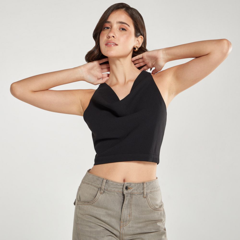 Blusa Malabar Mujer Nit Sin Manga Caida Oechsle.pe Oechsle