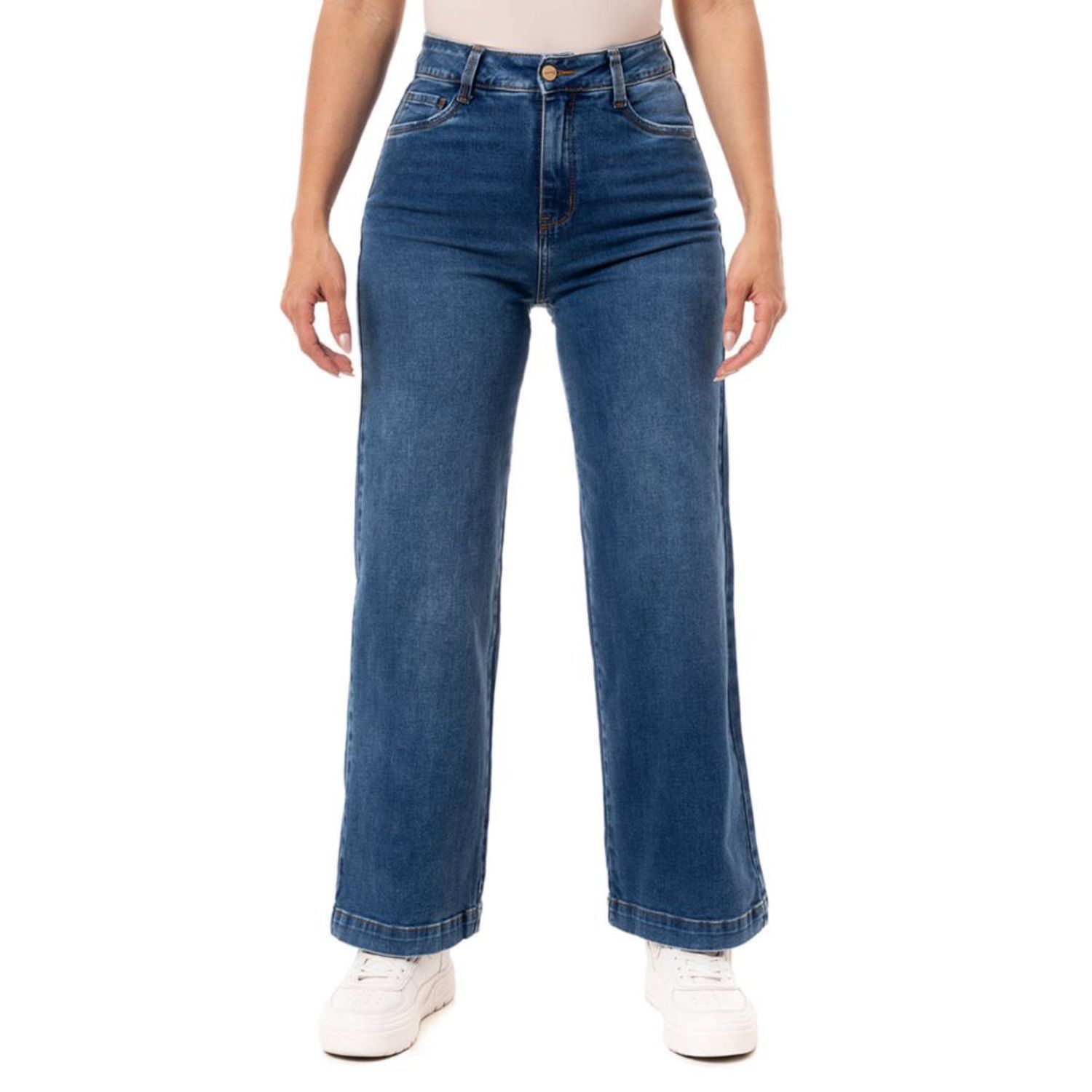 Jean Pionier Mujer Stretch High Rise Wide Leg Laraah 