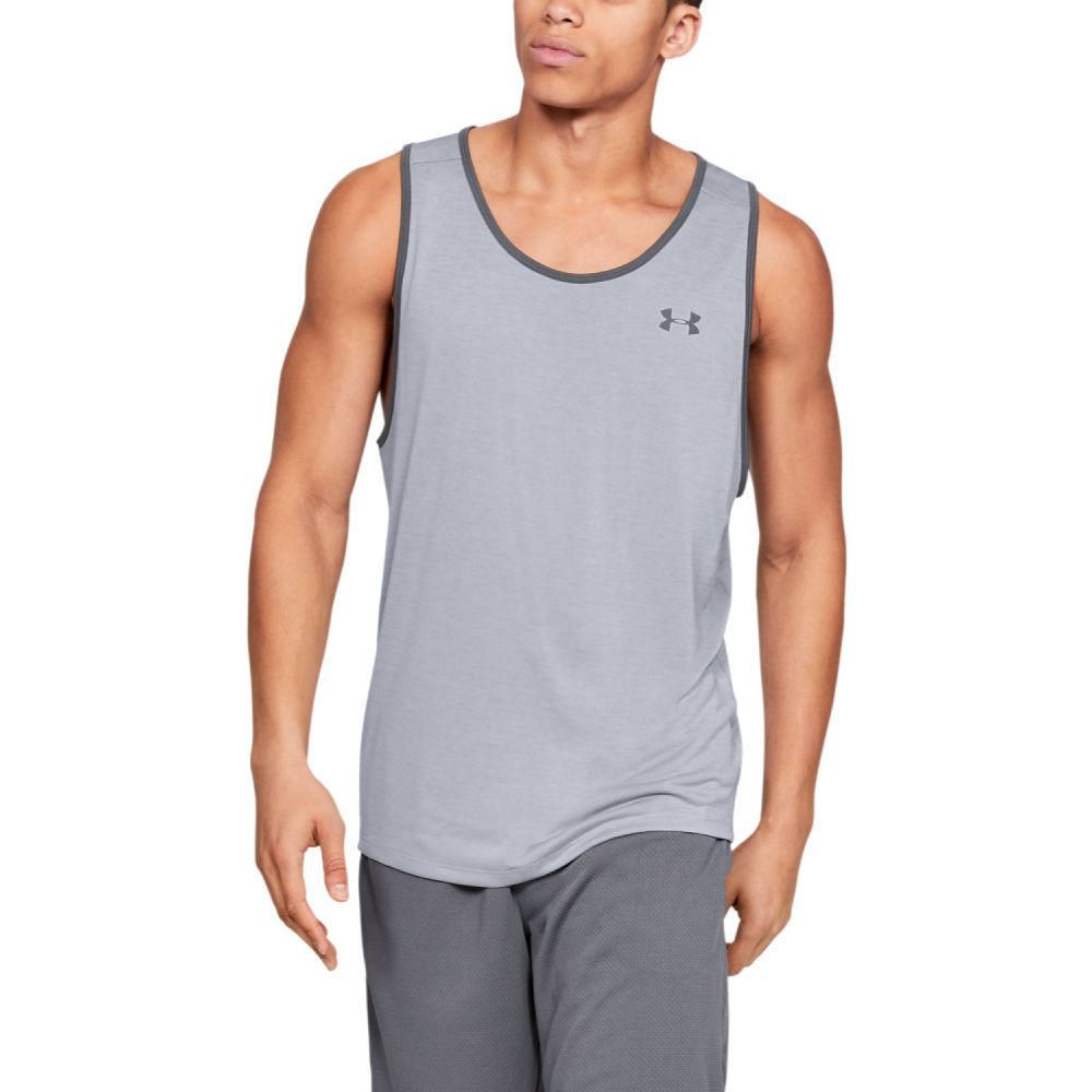 Polo Deportivo Under Armour Hombre Bvd 1328704-011 T Gris