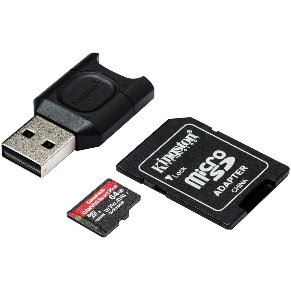 Memoria micro SD 128GB Kingston Canvas React Plus