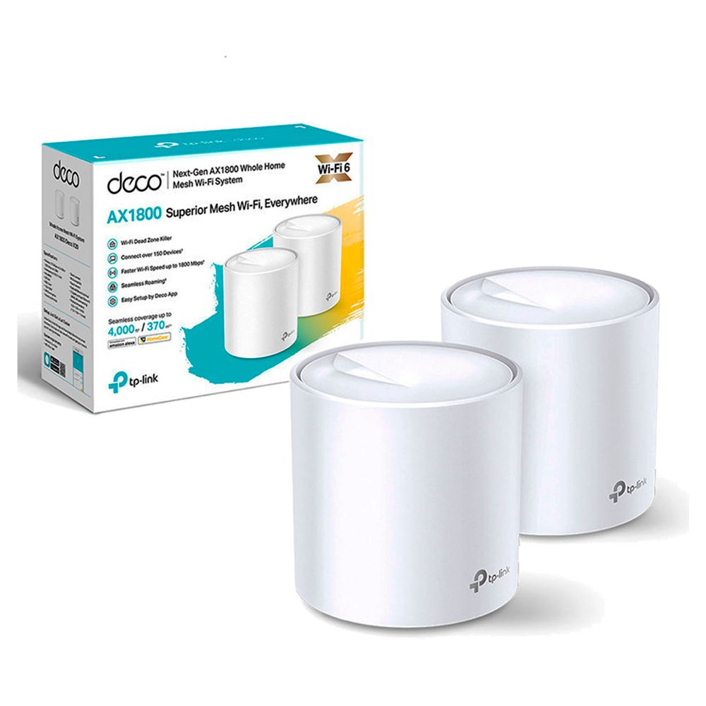 Mesh Sistema Wifi 6 Deco X20 2 Pack Tp Link Ax1800