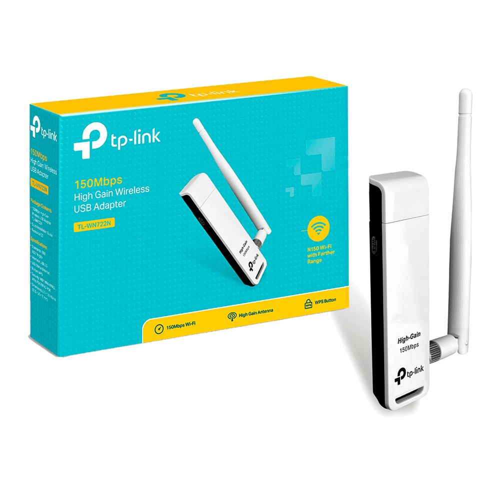 Adaptador TP-Link Inalambrico TL-WN722N N150