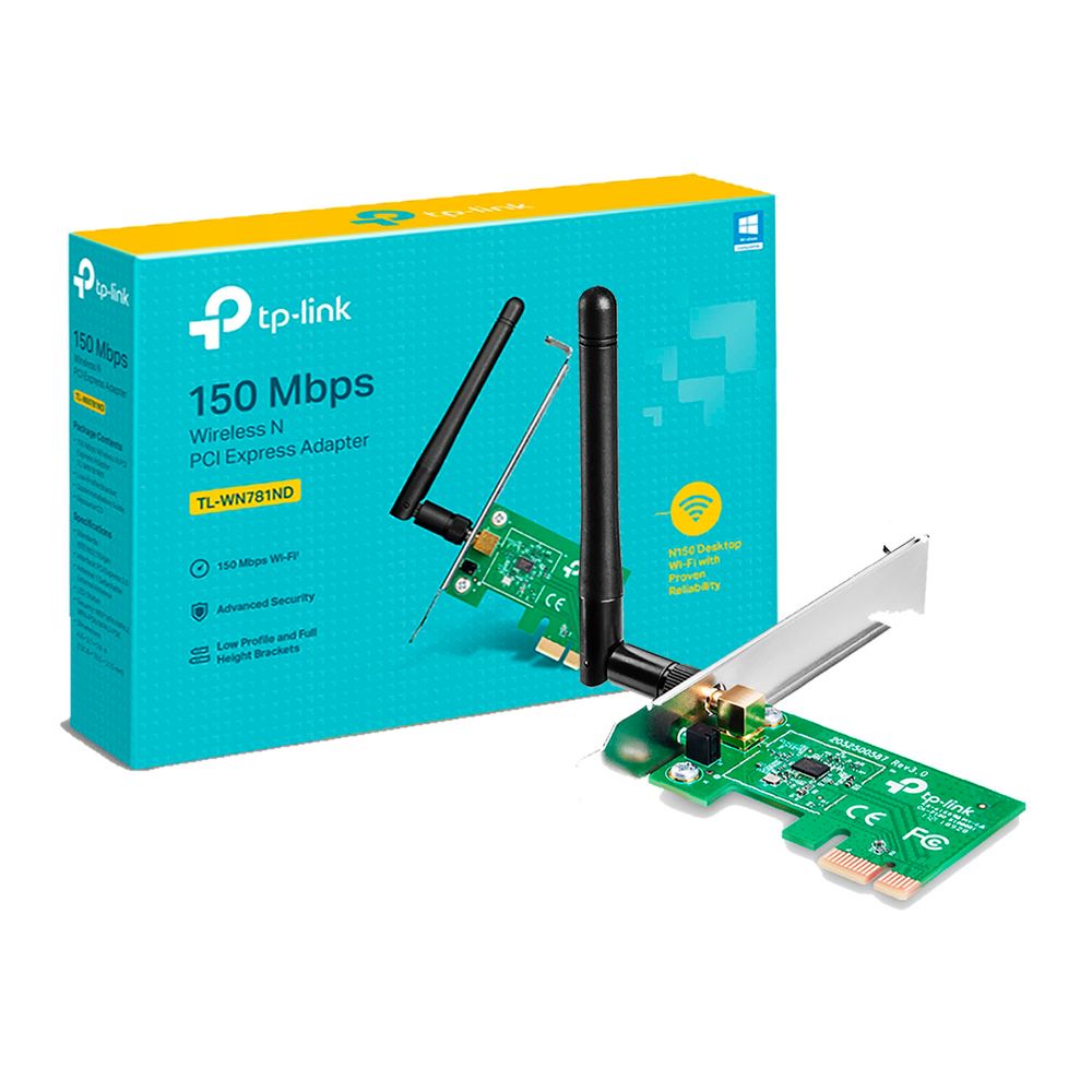 Tarjeta Wifi para Pc Pci Express Tl Wn781nd Tp Link 150mbps
