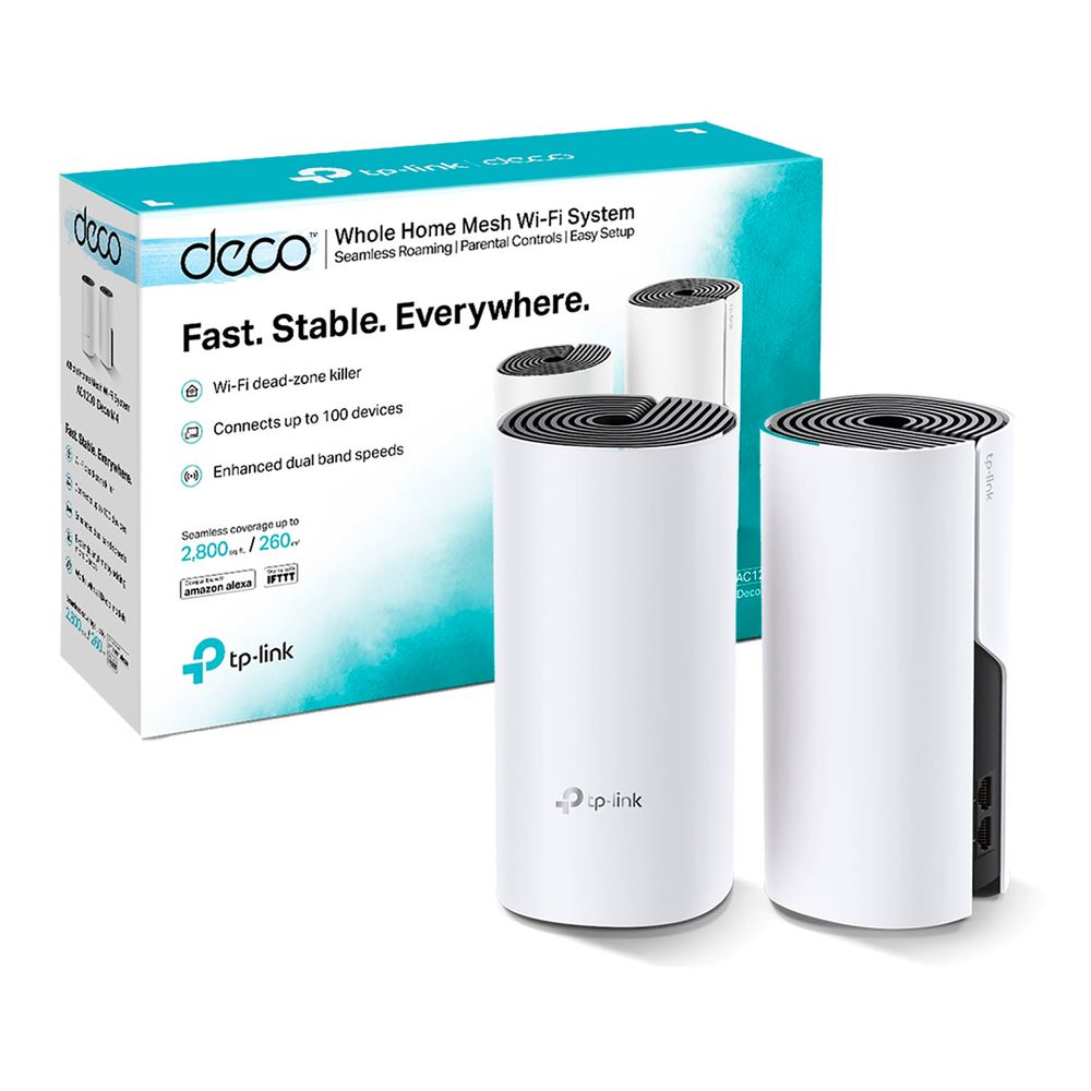 Mesh Sistema Wifi Deco E4 2 Pack Tp Link Ac1200 5 Ghz 2,4 Ghz