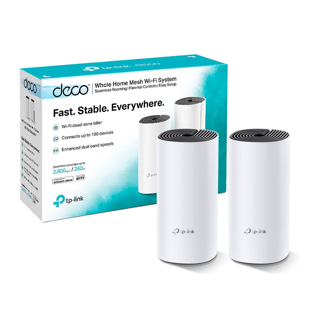 Mesh Sistema Wifi Deco M4 2 Pack Tp Link Ac1200 5 Ghz 2,4 Ghz