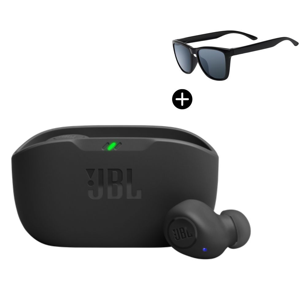 Audifonos Bluetooth JBL Vibe Buds TWS 32Hrs + Lentes Clasicos