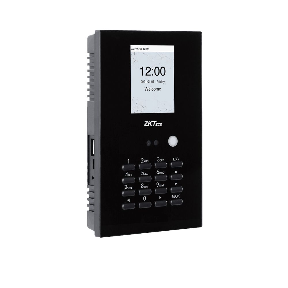 Control de Tiempo y Asistencia Zkteco Zklface10 con Detección de Rostros