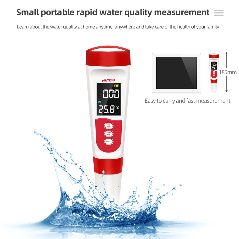 Medidor Digital de Ph Phmetro Potenciómetro Calidad de Agua I Oechsle -  Oechsle