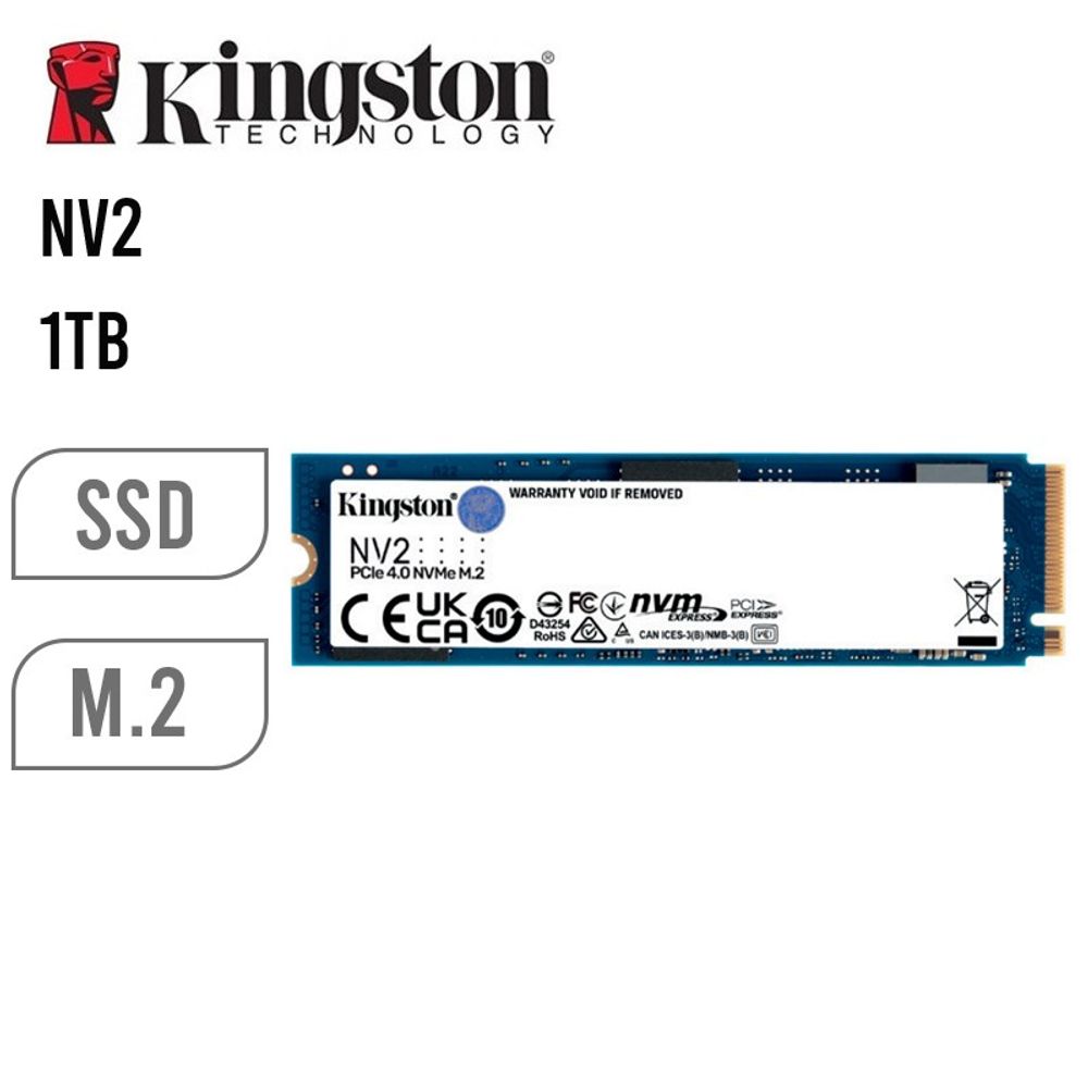 Disco duro solido SSD kingston NV2 1 TB M2 SNV2S/1000G I Oechsle