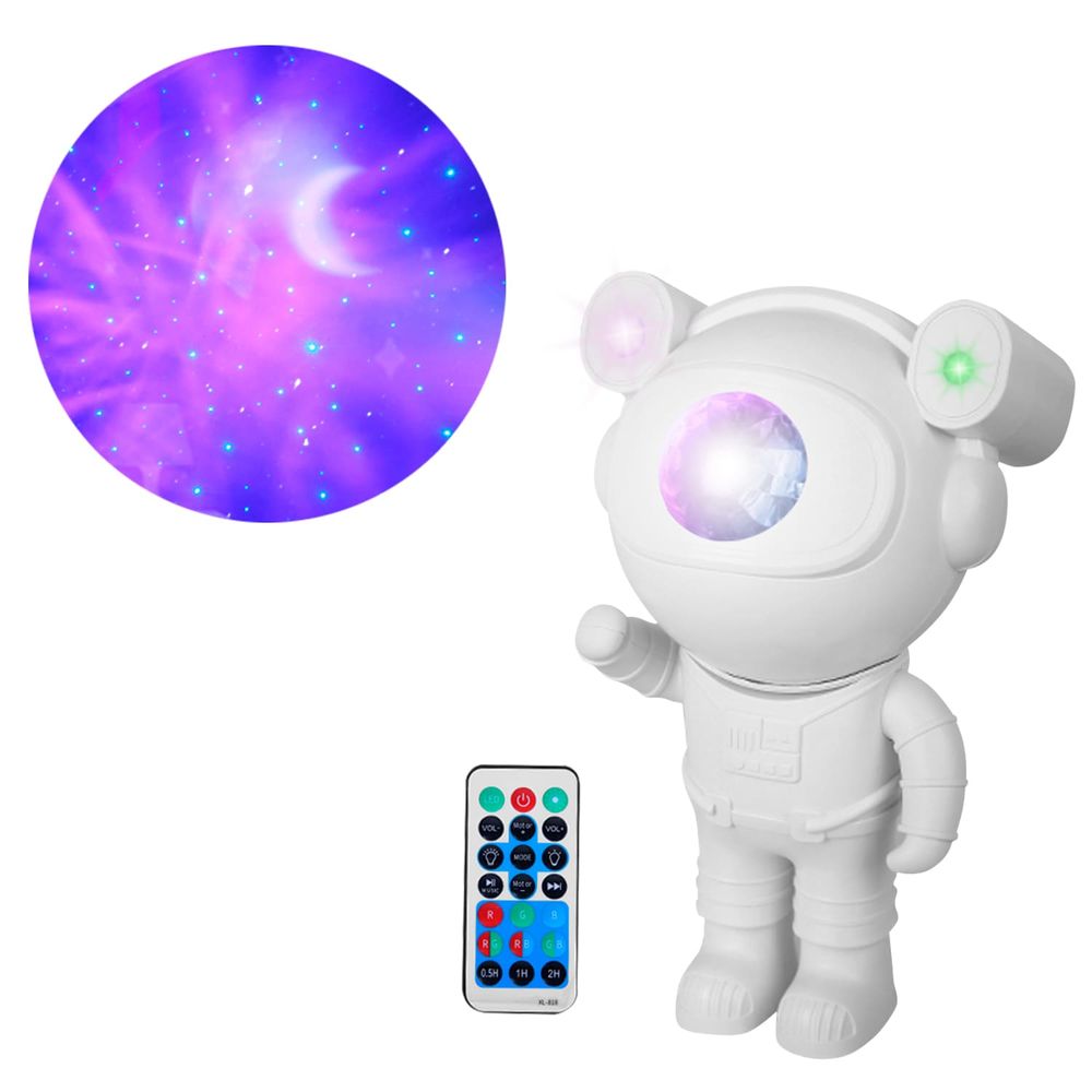 Proyector Luces LED Parlante Astronauta