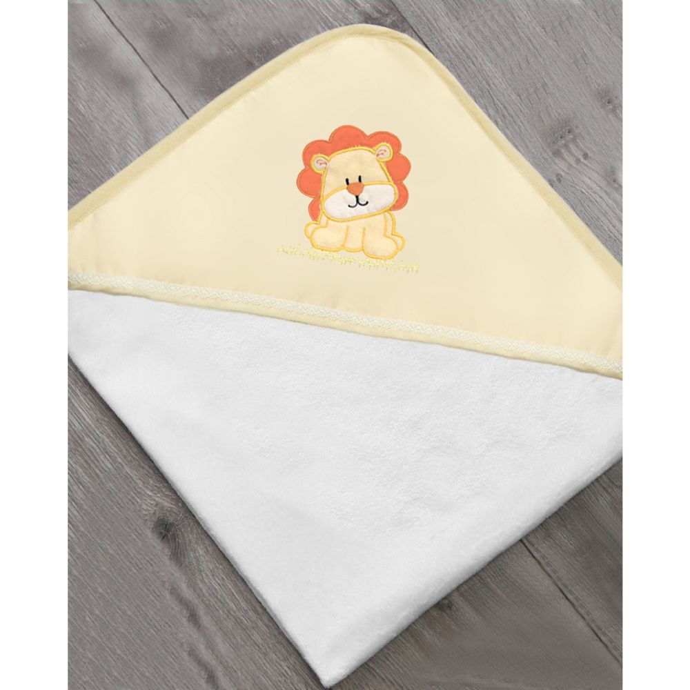 Toalla Infantil Casablanca Home Capucha Esquina Leoncito