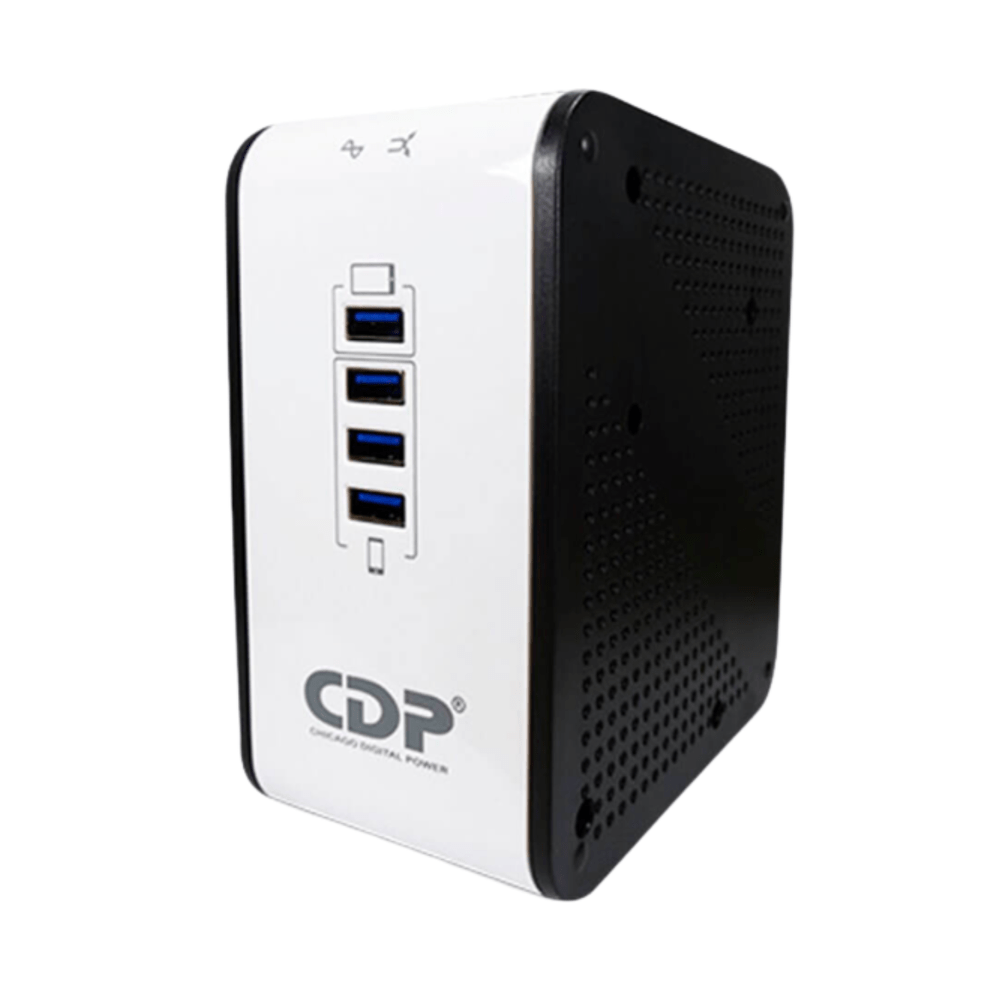Cdp R2cu-avr1008i Estabilizador 1000va/500w 8 Salidas 4 Puertos Usb