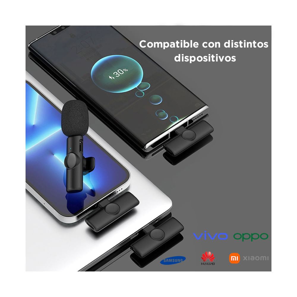 Microfono Inalambrico Solapero Pechero Celular Android I Oechsle - Oechsle