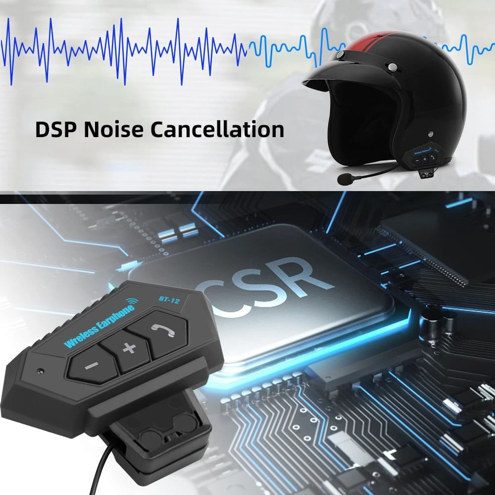 Audifonos Bluetooth para Casco Moto Auriculares Inalambrico I Oechsle -  Oechsle