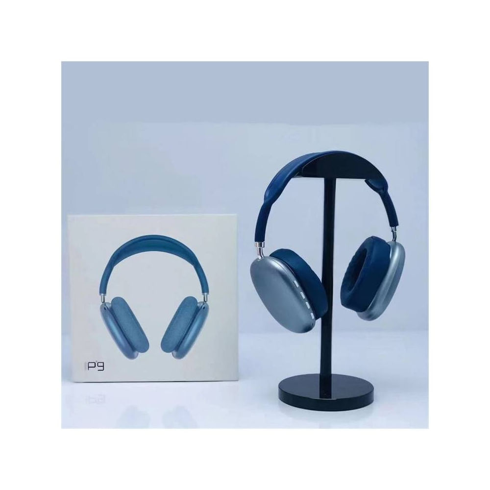 GENERICO Auriculares Inalámbricos Bluetooth P9 Plus Cancelación Ruido AZUL