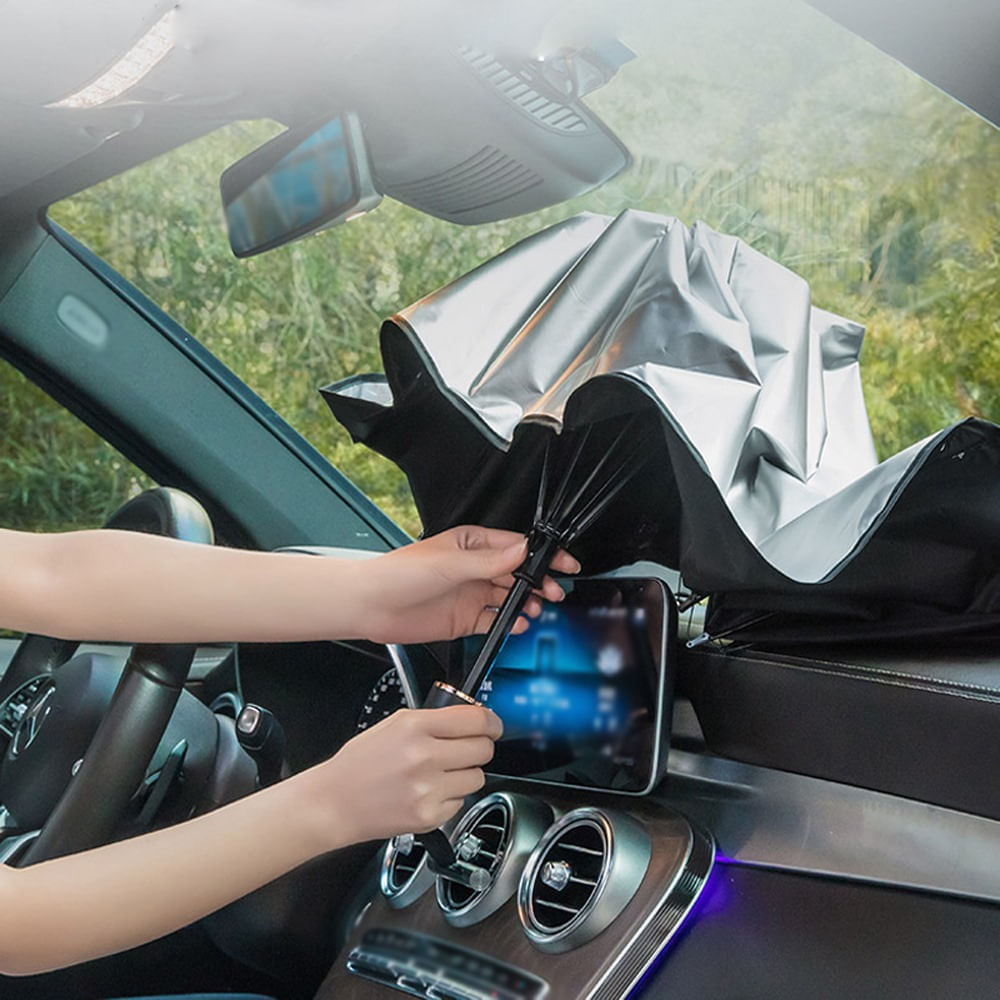 Parasol Interior Parabrisas Auto Tipo Sombrilla Plegable Protección UV I Oechsle - Oechsle