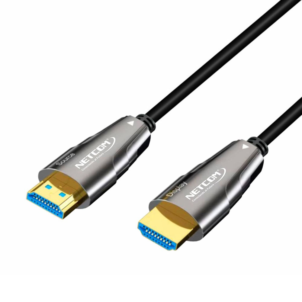 Cable Hdmi 2.1 8k Premium Fibra Óptica 15 Metros HDCP 2.3 HDR ARC 3D
