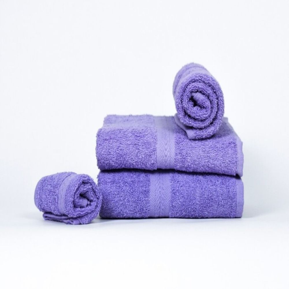 Pack 3 toallas 40 x 60 cm Lila de 450 Gr Multitoallas