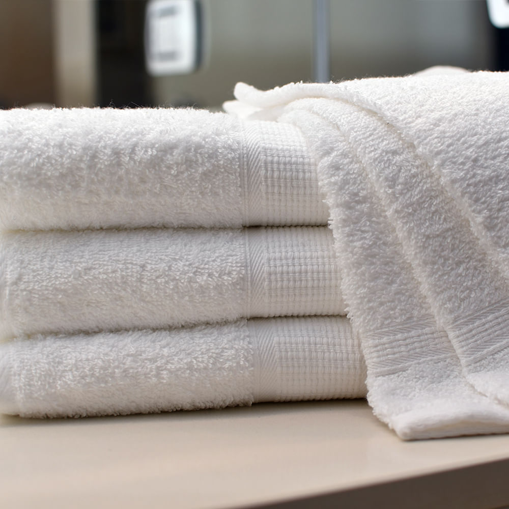 Toalla Mediana 120 x 60 Multitoallas Blanca de 450 Gr