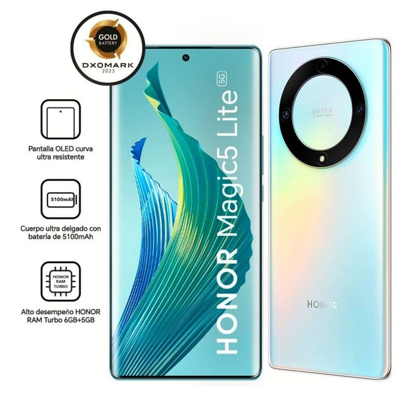 Smartphone Honor Magic5 Lite 5G 6GB 128GB Silver I Oechsle - Oechsle