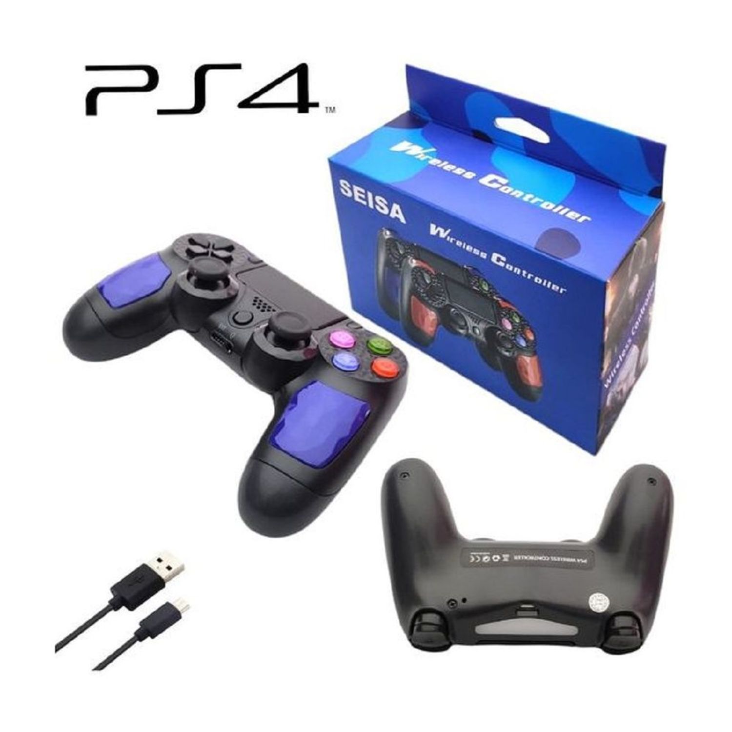 Mando Inalámbrico PlayStation 4 Dualshock PS4 Joystick SJ4001B - SEISA I  Oechsle - Oechsle