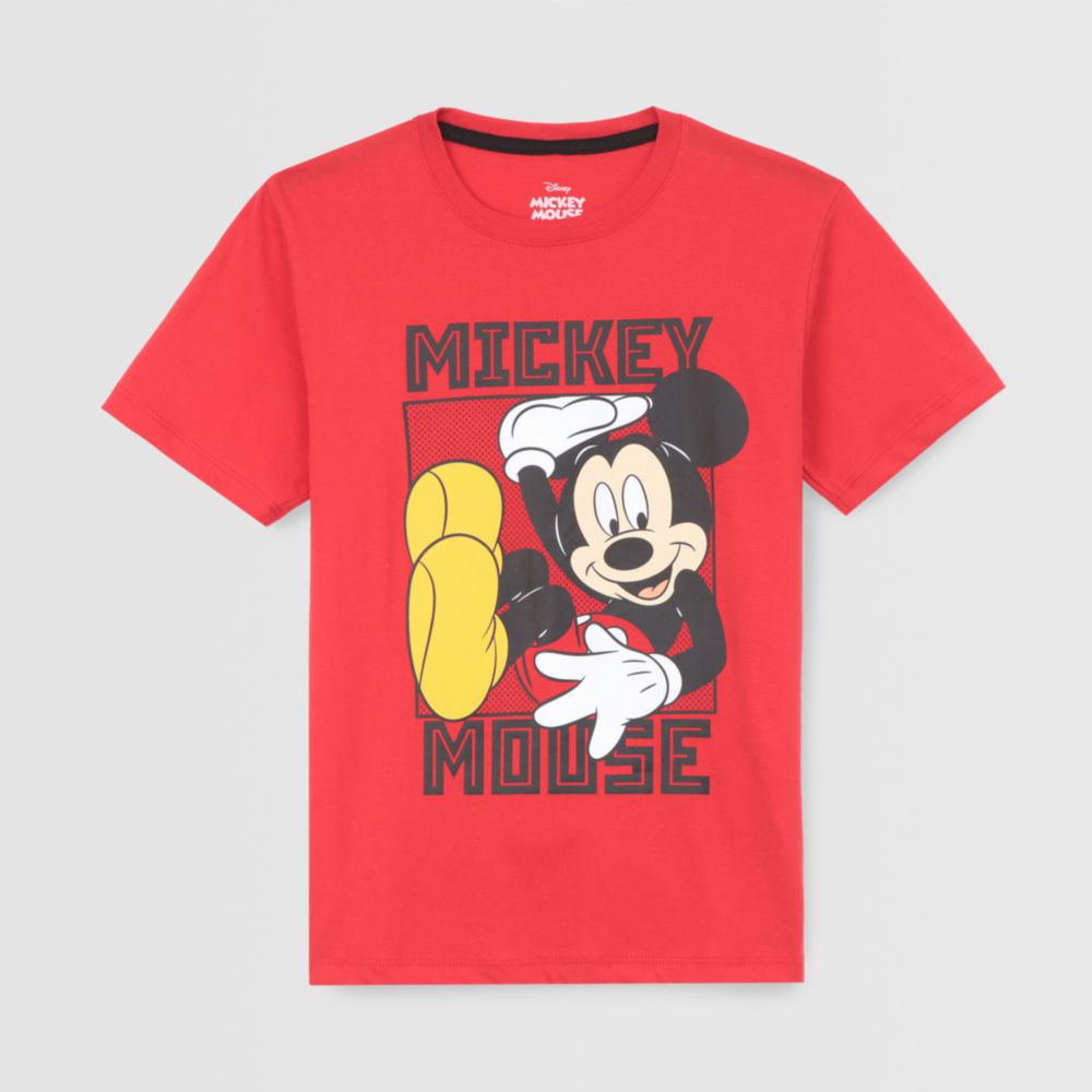 Polo Para Ni o Mickey Manga Corta Rojo Oechsle.pe Oechsle