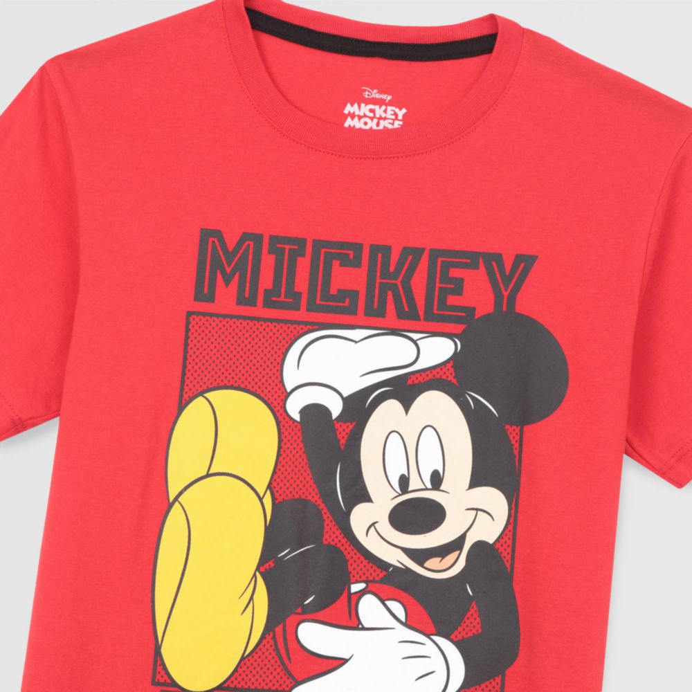 Camiseta de niño, manga corta roja de Mickey Mouse ©Disney - Ponemos la  Fantasía!