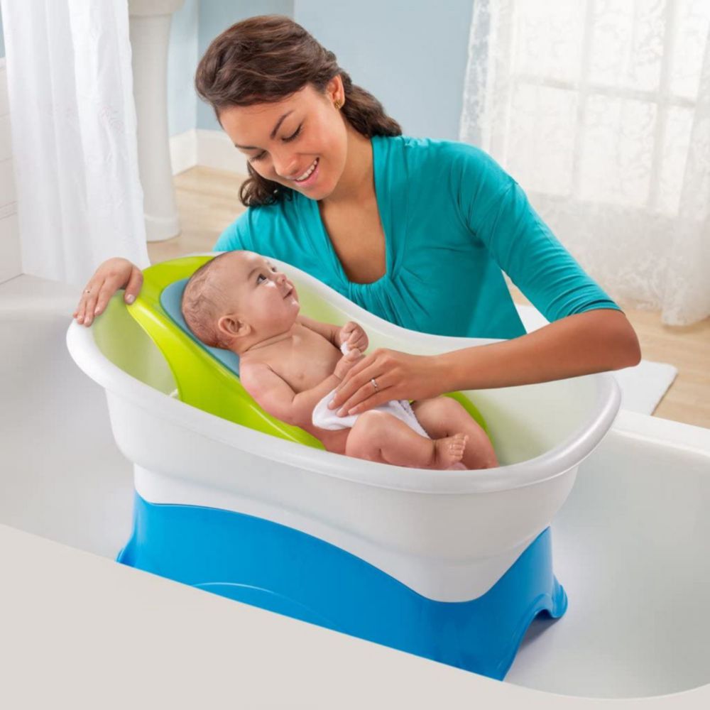 Tina de baño para bebé azul