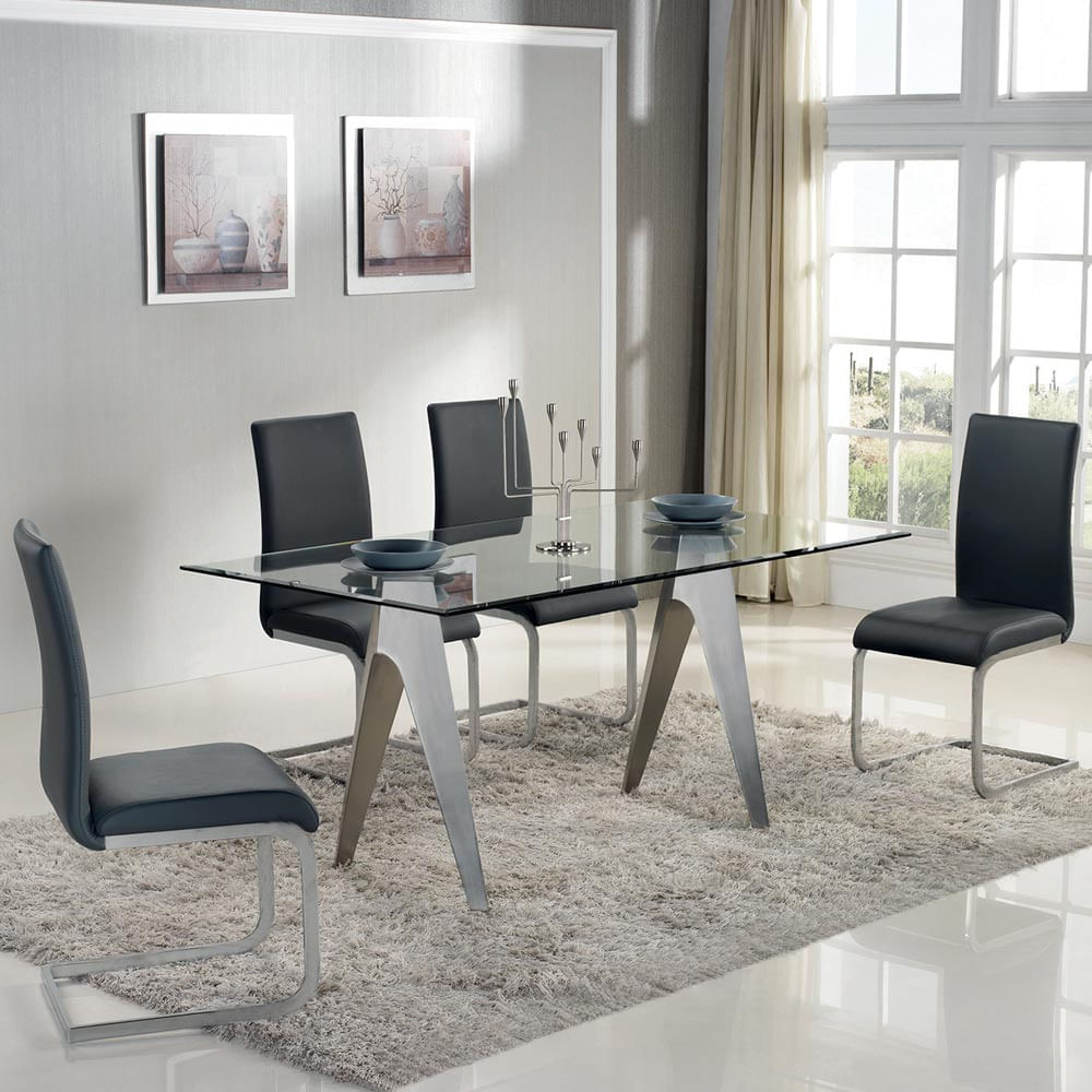 Kaz-Home-Juego-de-Comedor-Negro-730512 Kaz-Home-Juego-de-Comedor-Negro-730512