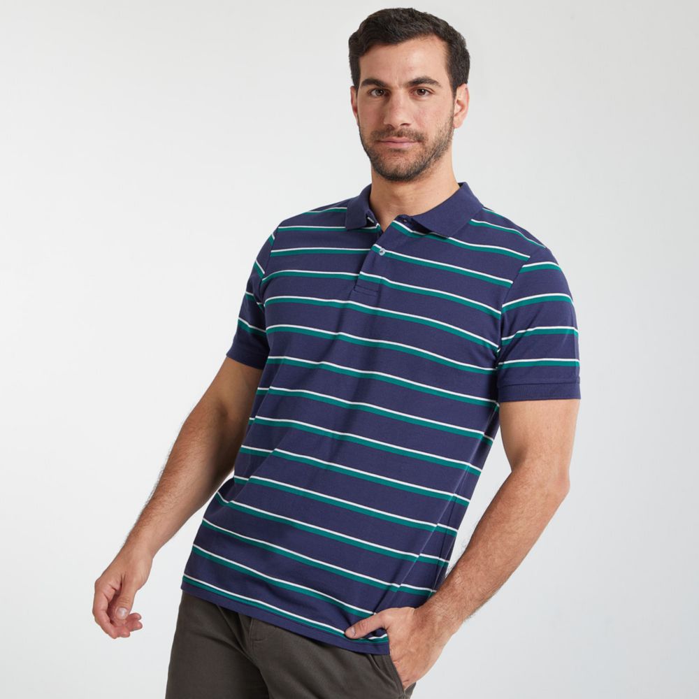 Polo de rayas online hombre