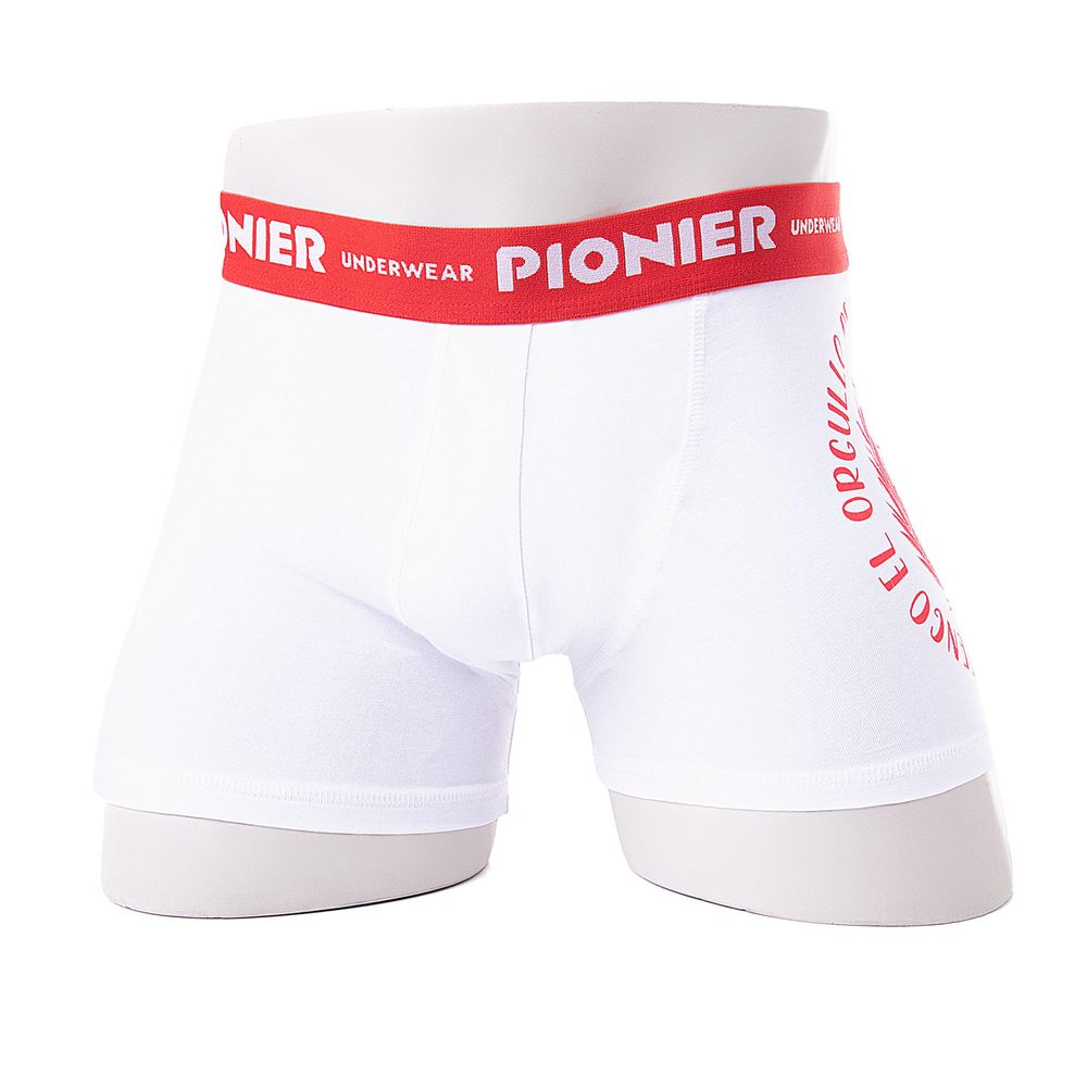 Boxer Jersey Full Lycra Hombre Bikolor S Blanco Rojo M I Oechsle