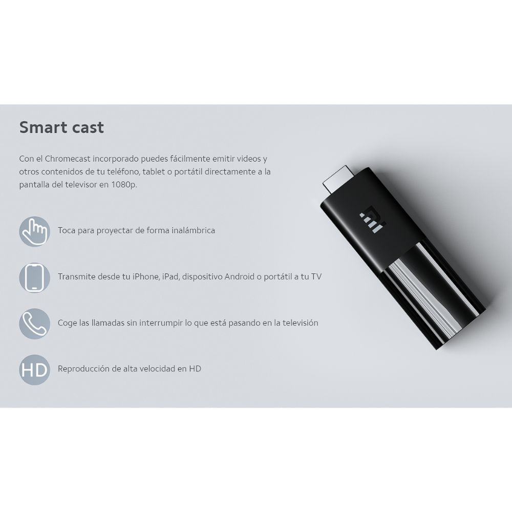 Convertidor a Smart TV Xiaomi Mi Box S Google Assistant - Promart
