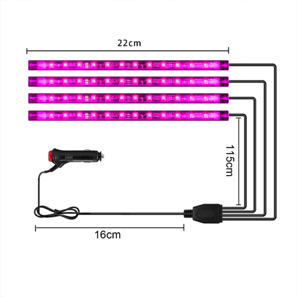Luces Led para Interior de Auto Luz para Carro
