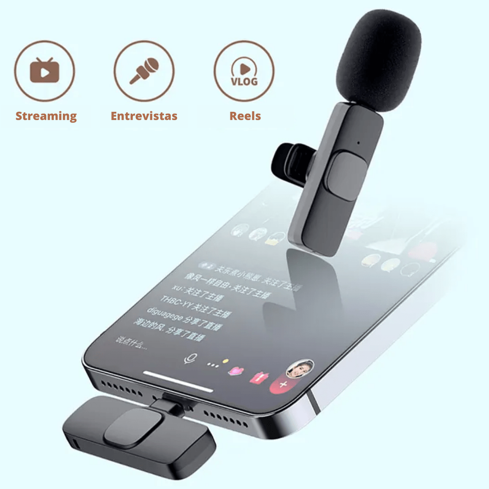 Microfono Inalambrico Solapero Pechero Celular Android I Oechsle