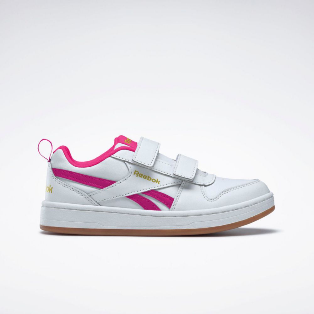 Zapatillas deportivas para niñas Reebok en color blanco. Talla 22 Color  BLANCO