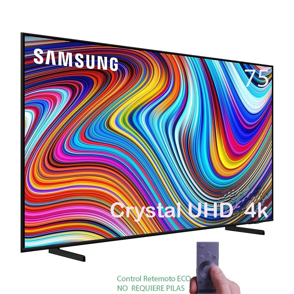 Televisor Samsung Smart Tv 75 Crystal Uhd 4k Un75cu8000gxpe SAMSUNG