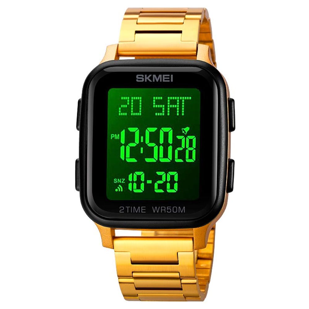 Reloj SKMEI Time 1859 Digital Dual Multifunci n Acero Dorado I