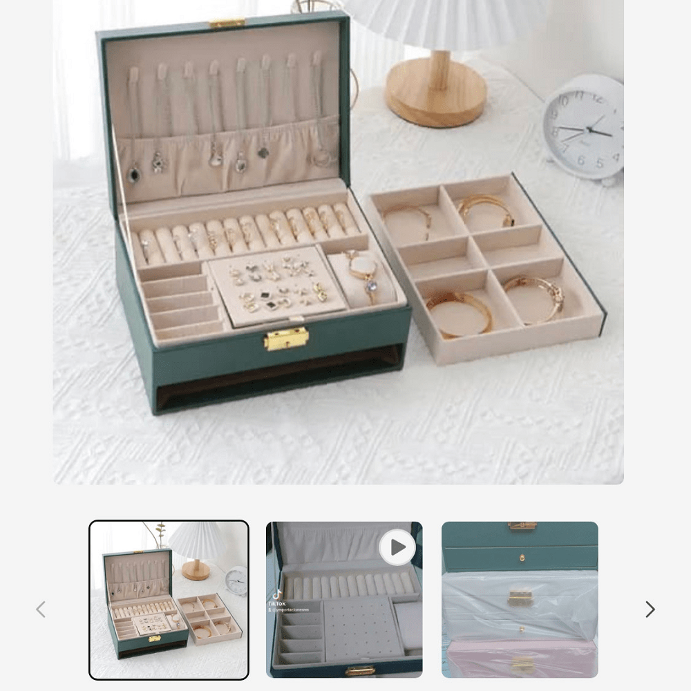 Joyero Organizador con Llave