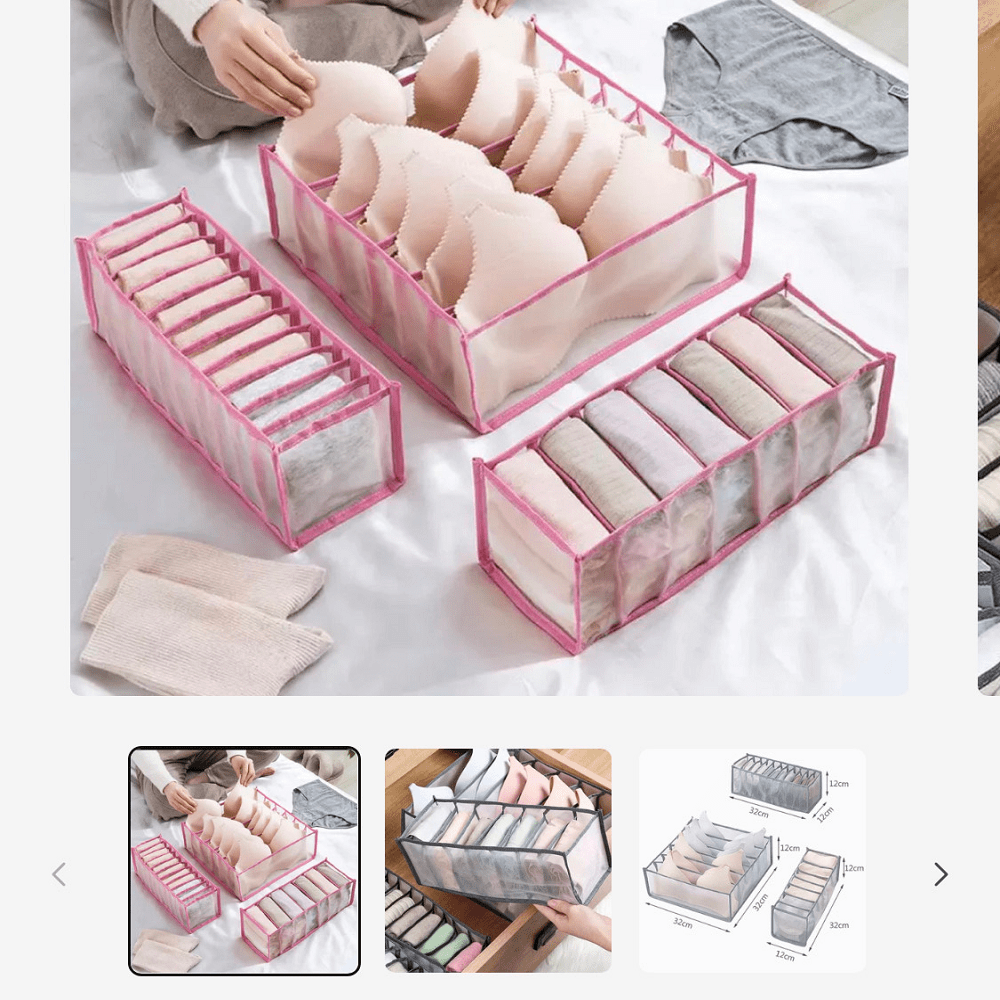 Organizador de Brasier y Prendas