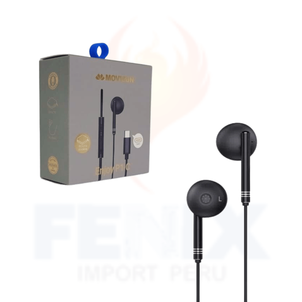 Audífono Enjoy Tipo C P1-C MOVISUN Negro