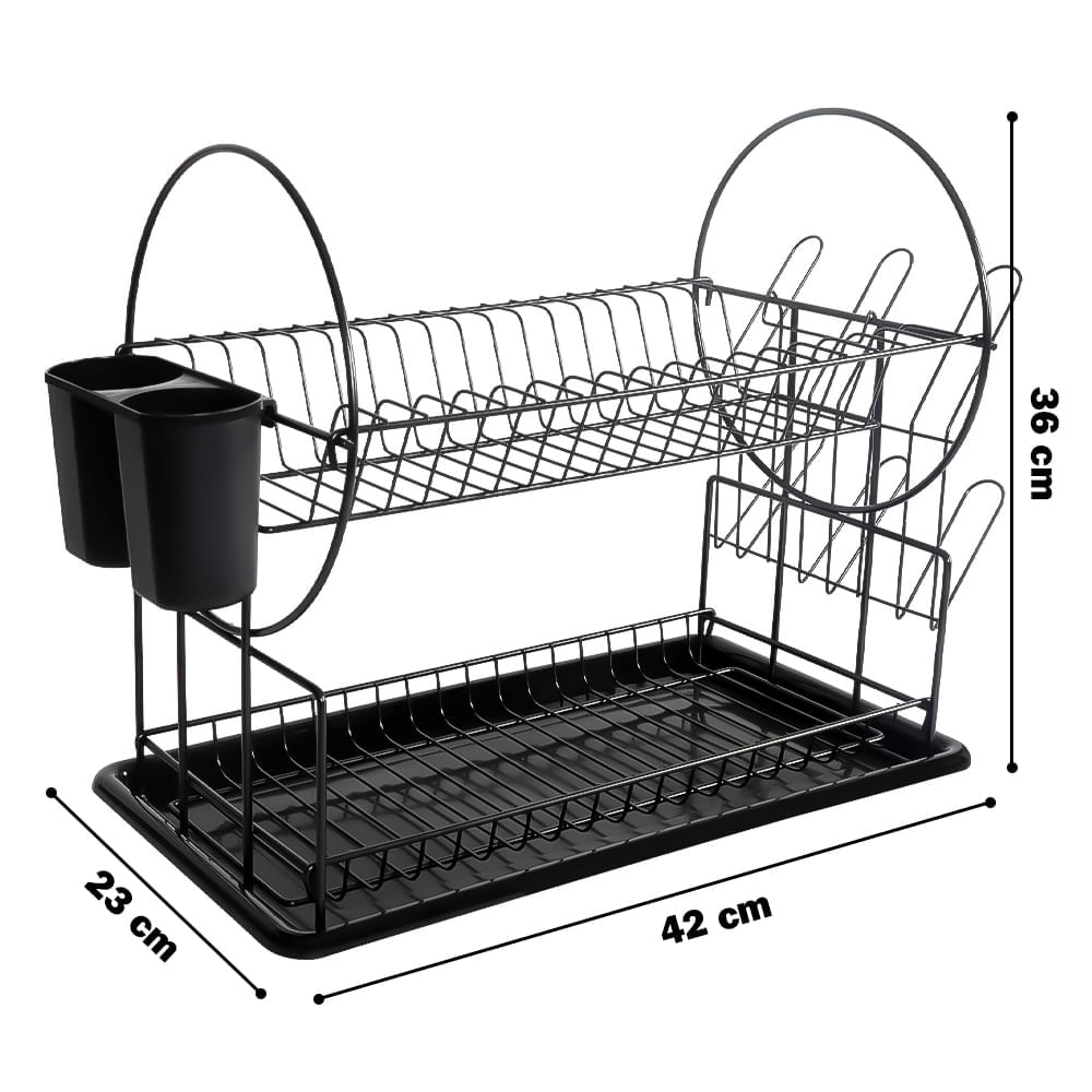 Escurridor y organizador de platos - Mimarket