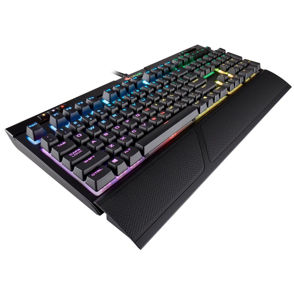 Teclado Mecánico Gamer STRAFE RGB MK2 CHERRY MX Red CH-9104110-SP