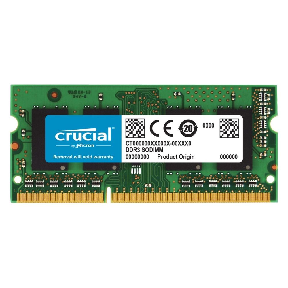 Memoria RAM Crucial 8GB DDR3L 1600 MHz SoDIMM PC3-12800 CT102464BF160B